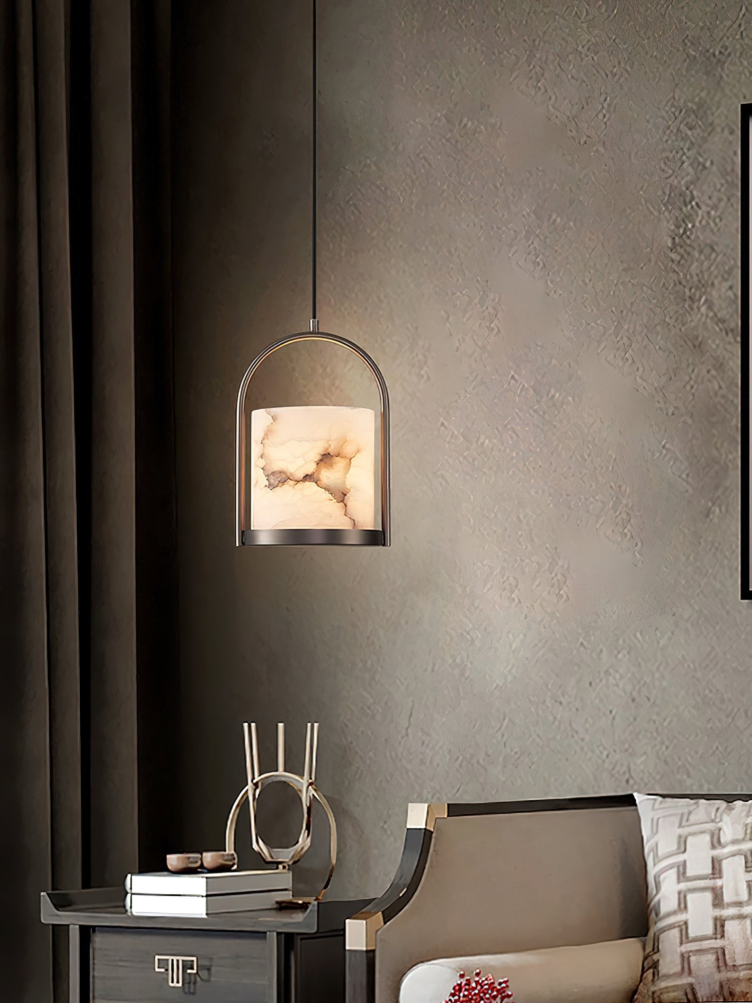 Cortland Alabaster Pendant Light T1658