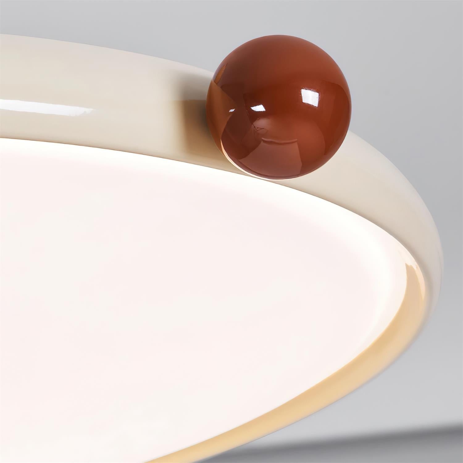 French Style Retro Round Flying Disc Ceiling Lamp M133