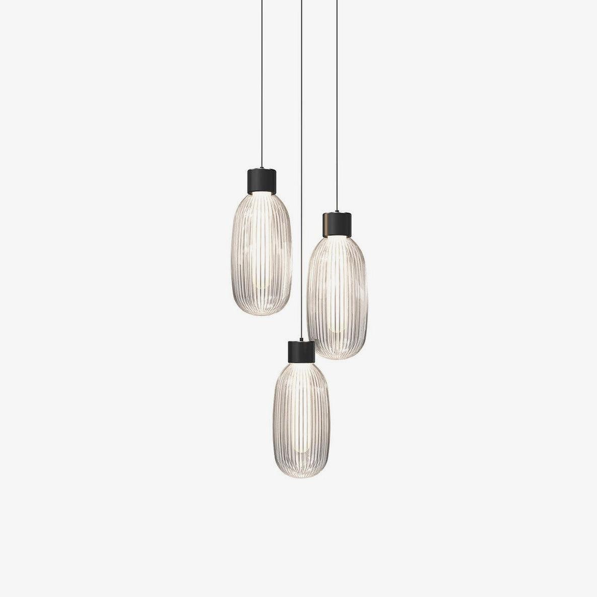 Nordic Striped Lantern Pendant Lamp M453