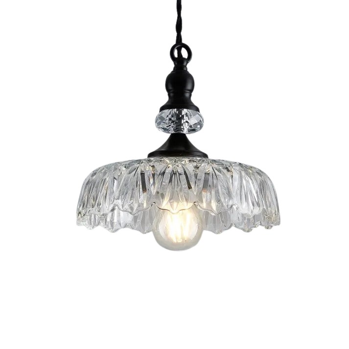 Mid Century Mini Kitchen Island Glass Pendant Light G38
