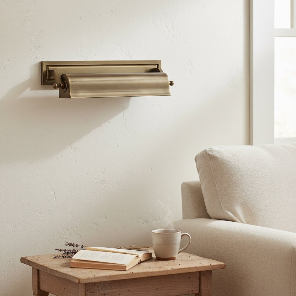 Libris Picture Light - Vintage-Inspired Metal Wall Lamp with Classic Silhouette for Bedroom T609