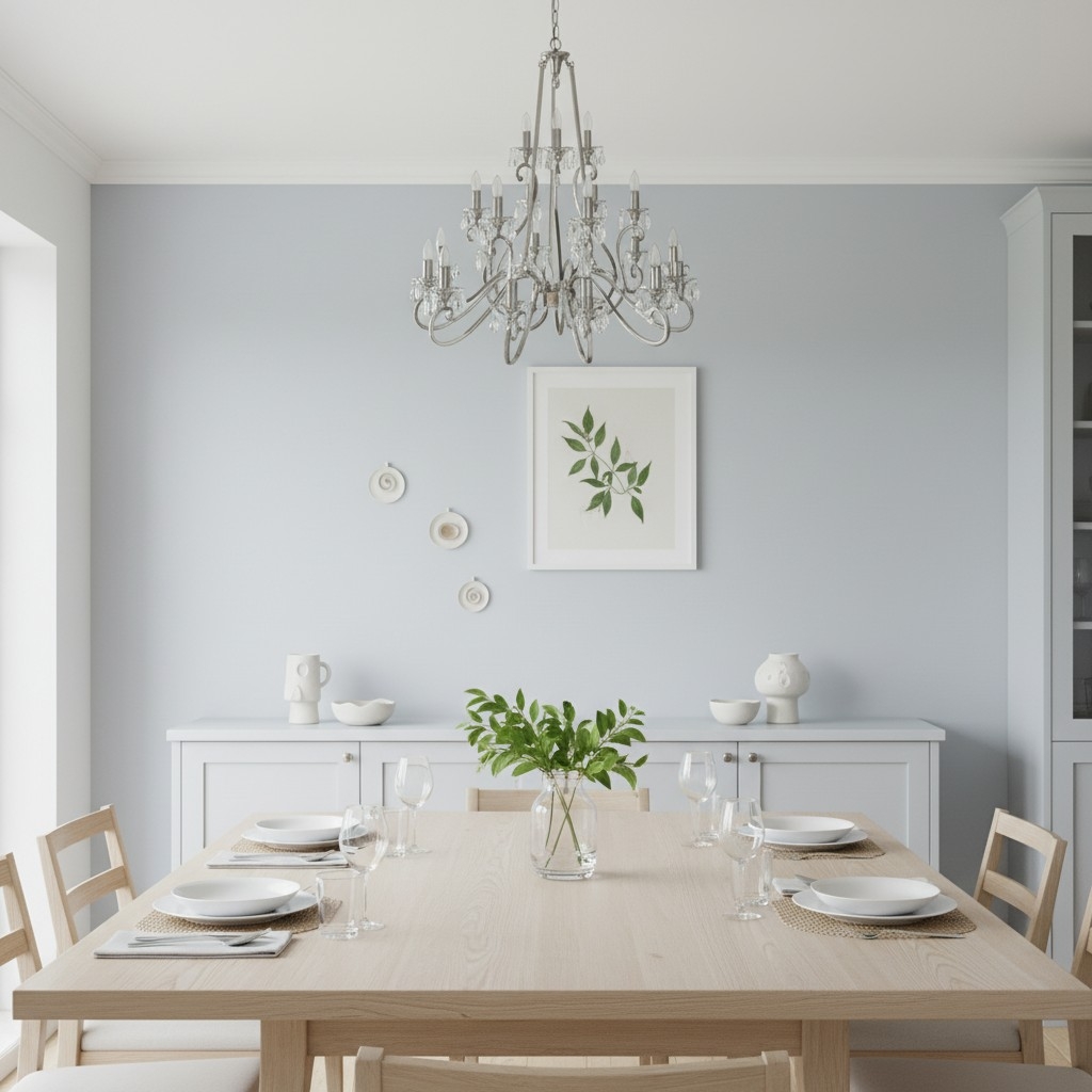Talonis Crystal Chandelier - Traditional Candle-Style Brass and Nickel for Living Room and Dining Room T962