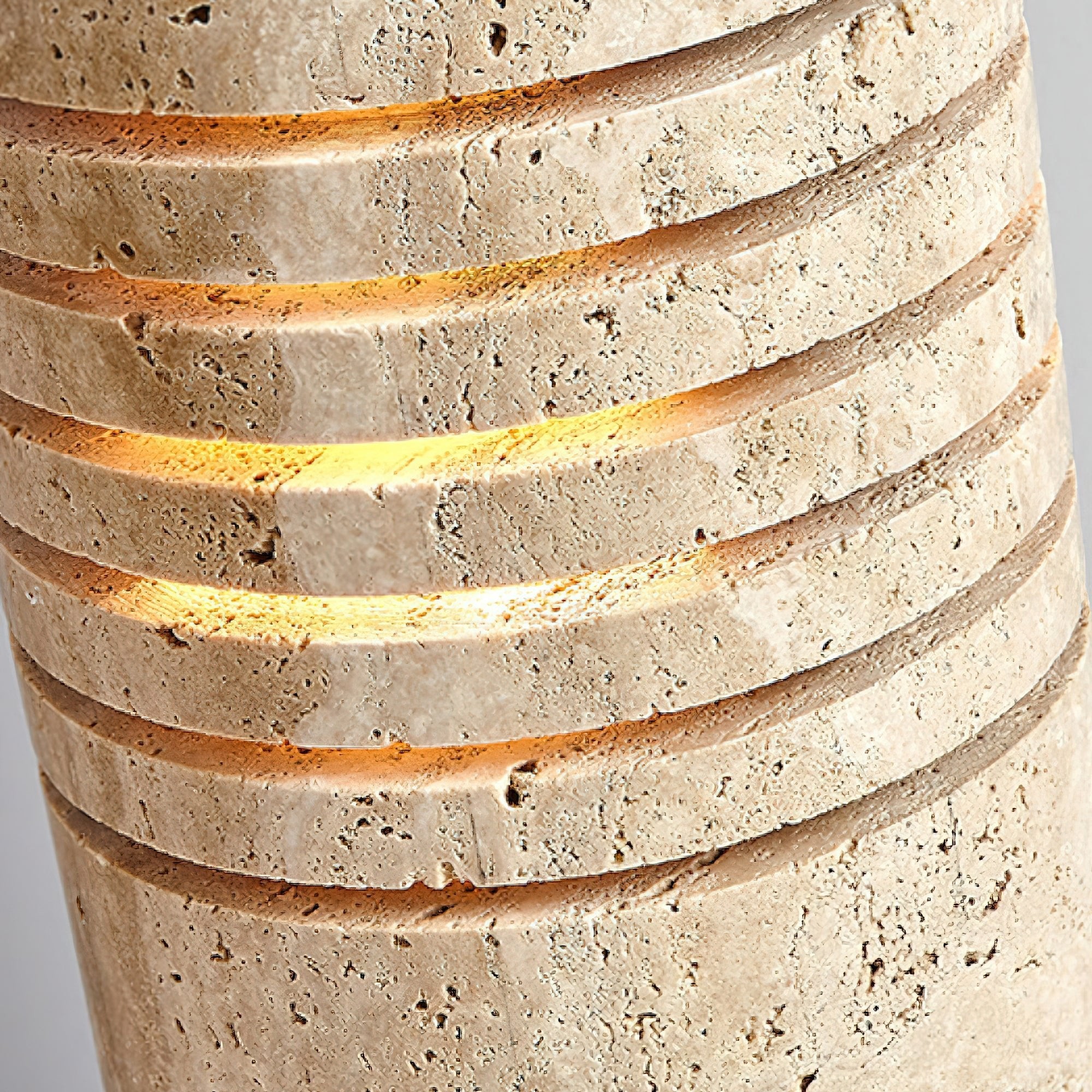 Antique Creative Yellow Travertine Floor Lamp G07