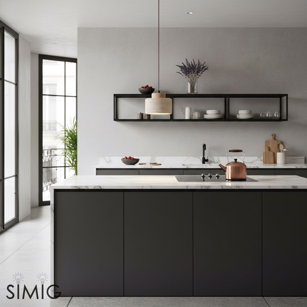 Travertine Modern Mini Pendant Light - Cylindrical Stone for Kitchen S412