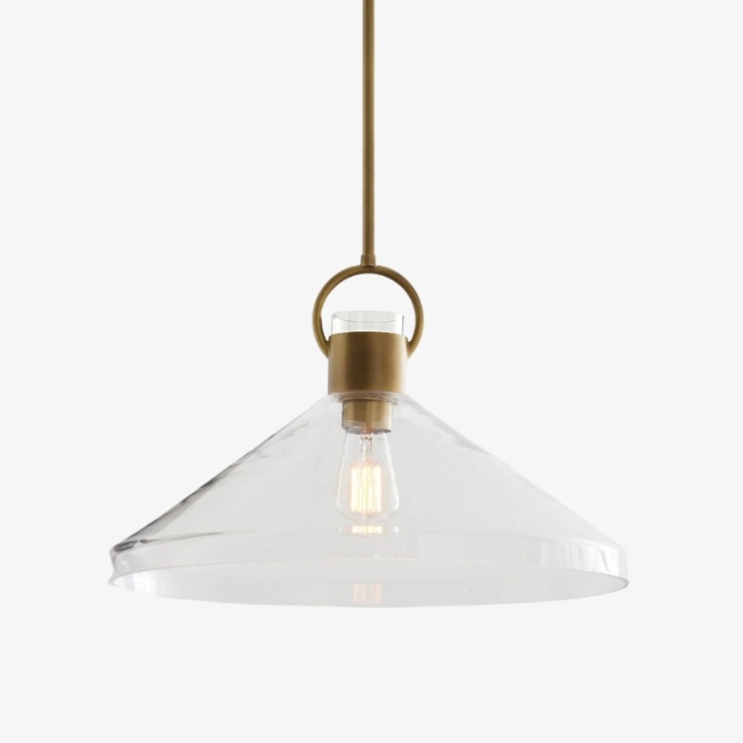 Orvessa Cone Shape Pendant Light – Contemporary Style Fixture for Kitchen or Lounge T1182