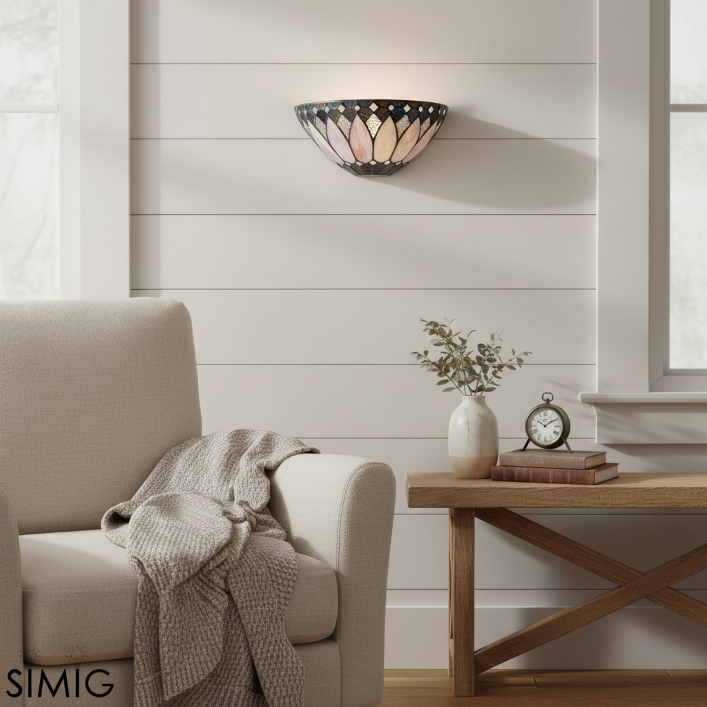TF Brooklyn Bevelled Glass Wall Light - Stylish Art Deco Wall Sconce for Hallway T639