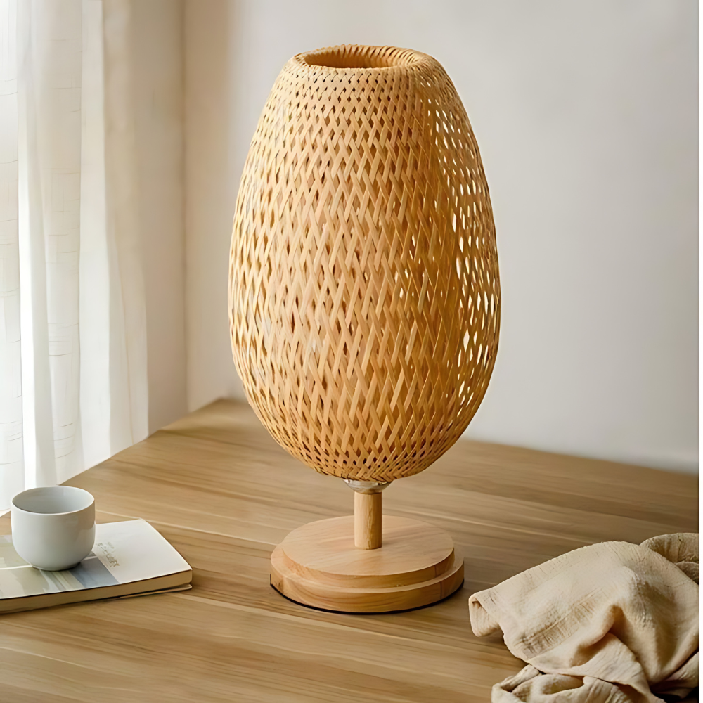 Handcrafted Sustainable Bamboo Table Lamp T2071