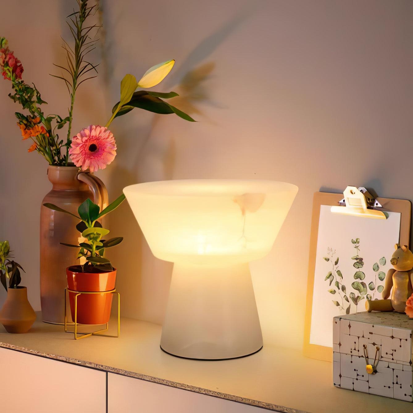 Beta Marble Alabaster Table Lamp T1610