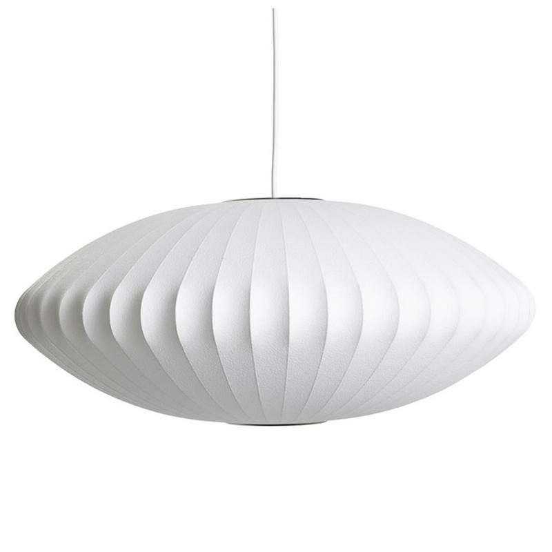 Saucer Bubble Pendant Lamp - Elegant Silk Design for Modern Interiors