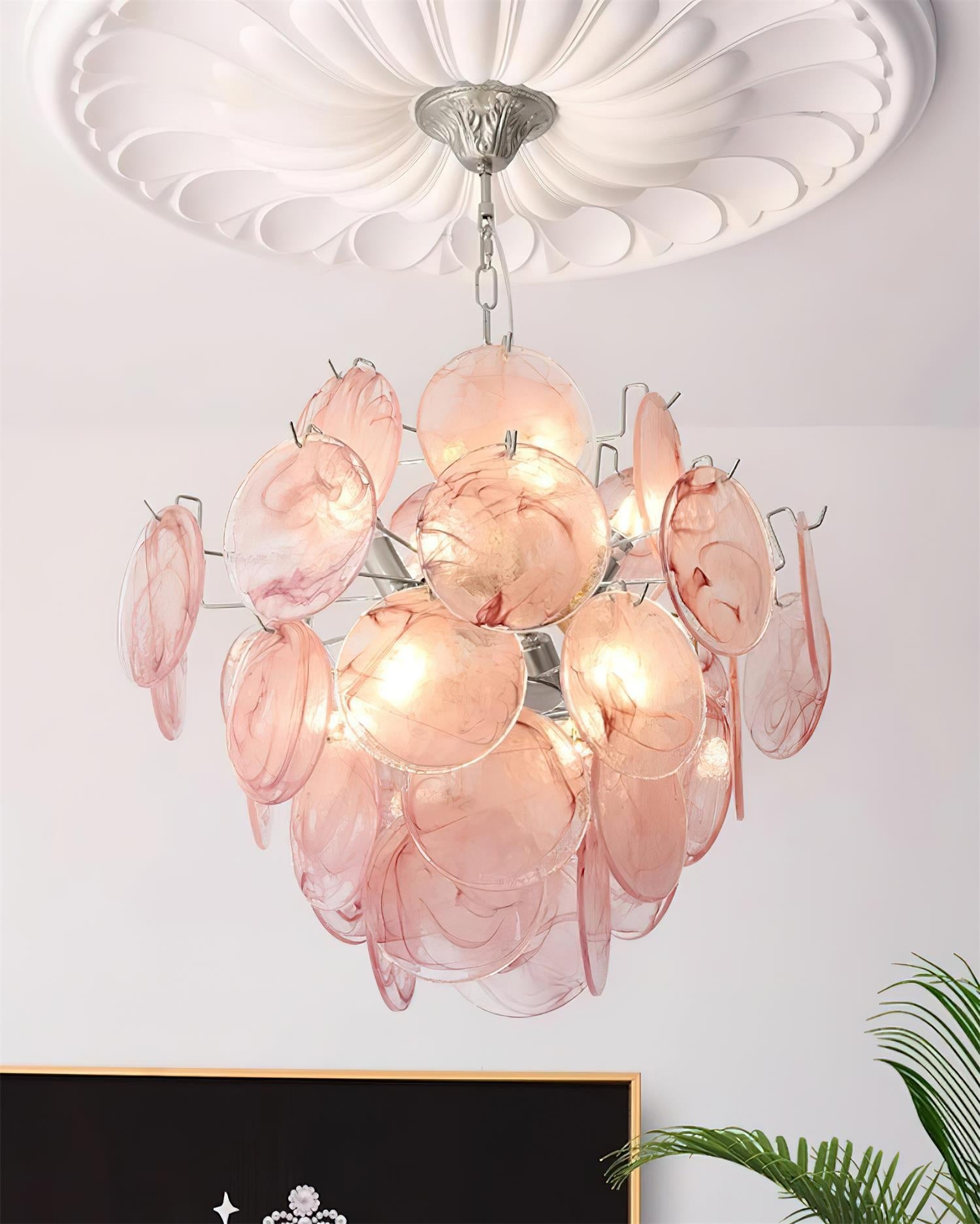 Neuvy Glass Chandelier T1304