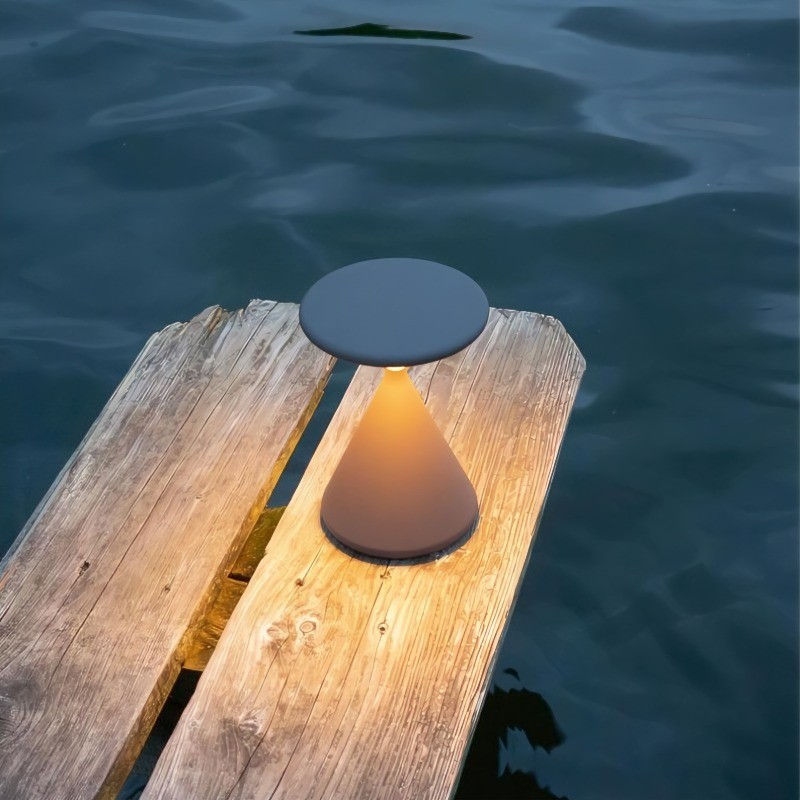 Salt & Pepper Portable Table Lamp - Minimalist LED Design for Bedroom S30