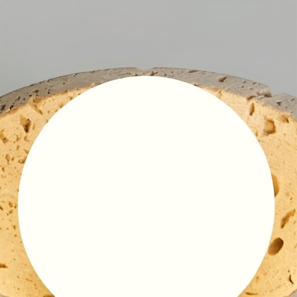 Travira Ceiling Light Textured Bowl Design Flush Mount Ceiling Lamp - Organic Style for Living Rooms T493