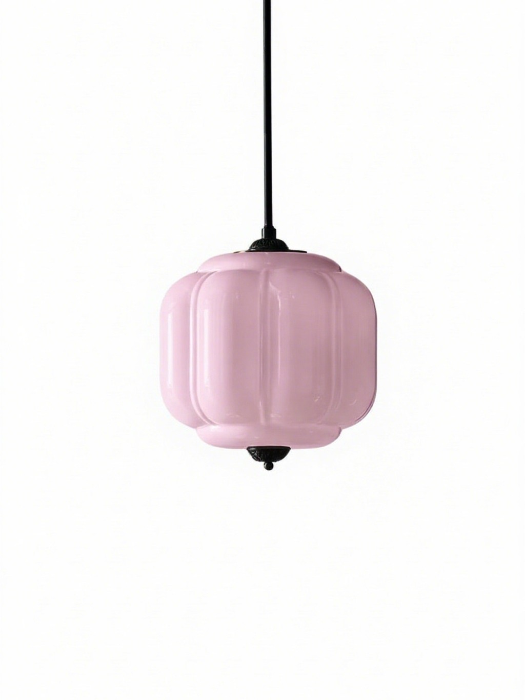 Eloise Vintage Milk Glass Pendant Light - Chic Retro Lighting for Dining Rooms S215
