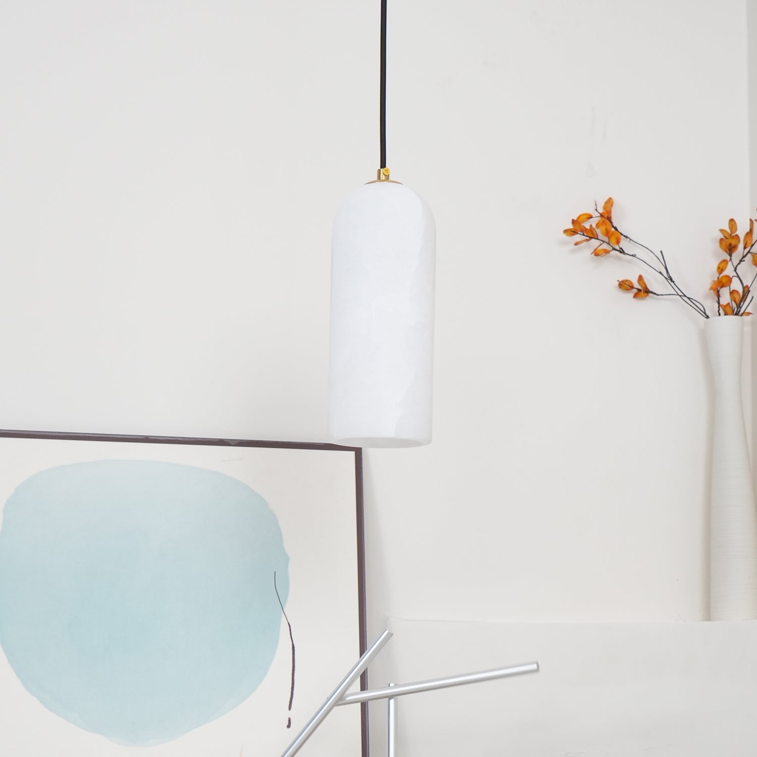 Nordic Modern  Alabaster Monty Pendant Light T2112