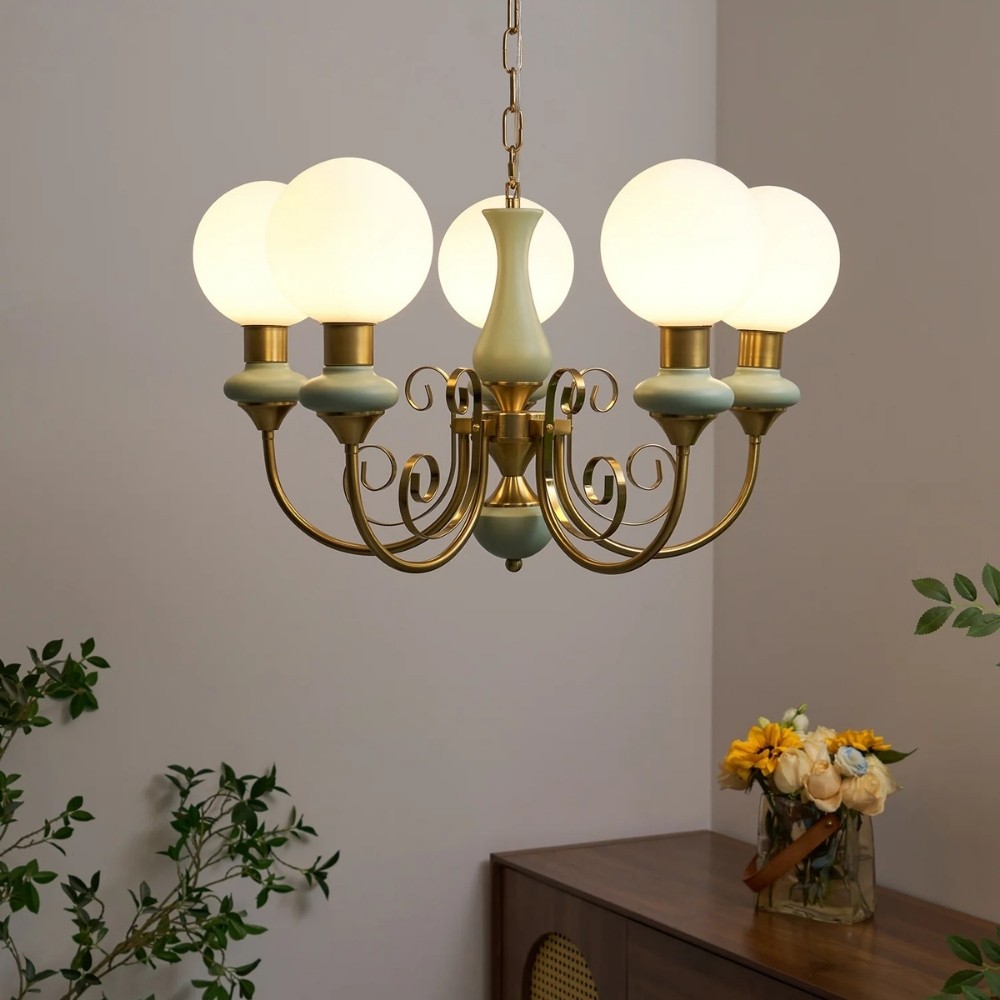 Modern Chandelier with Graceful Silhouette for Ambient Light S219