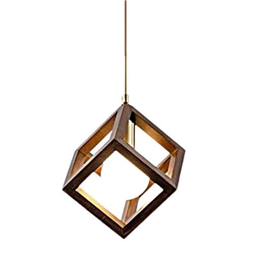 CUBIC Wooden Pendant Light
