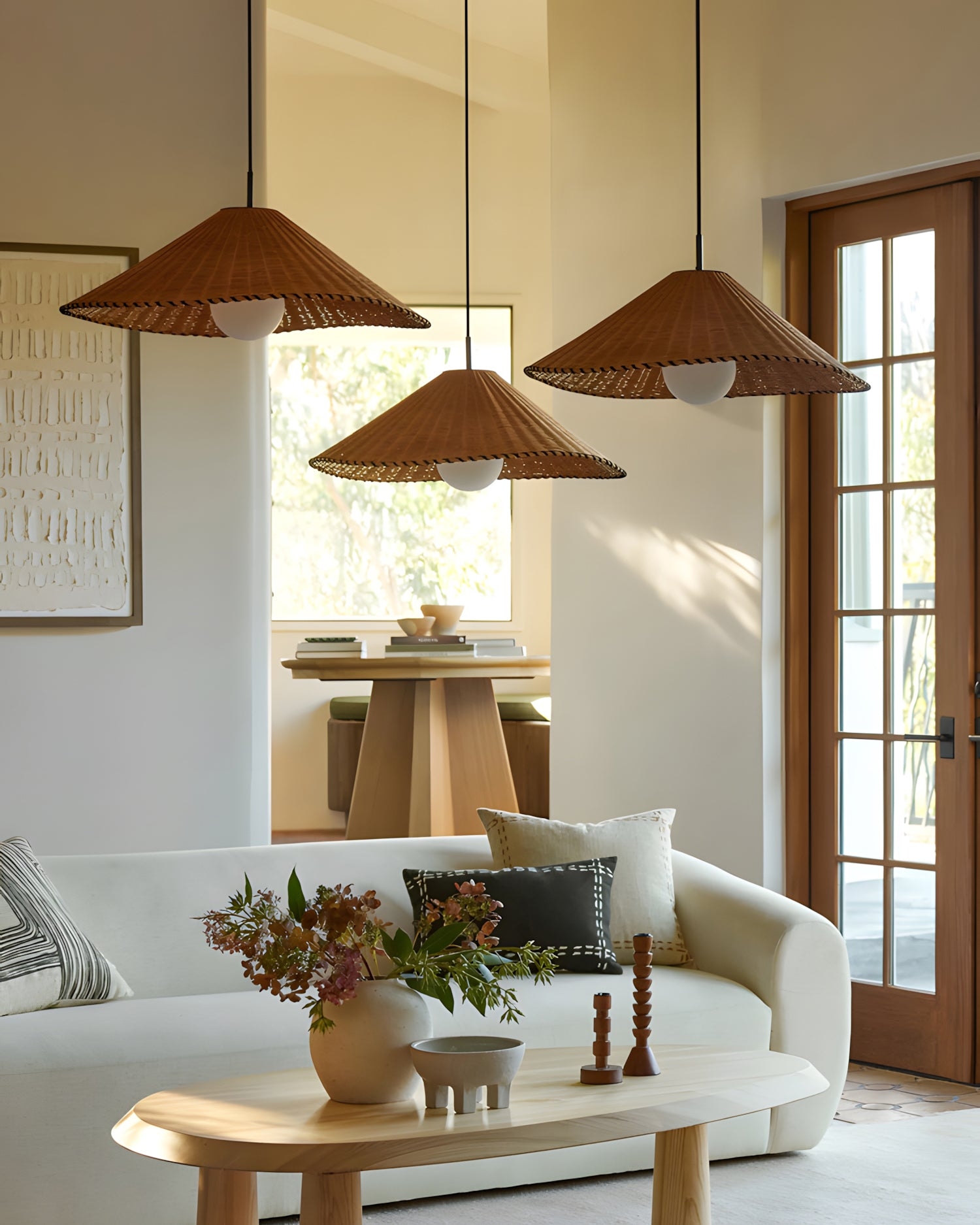 Textured Plane Pendant Lamp T1556