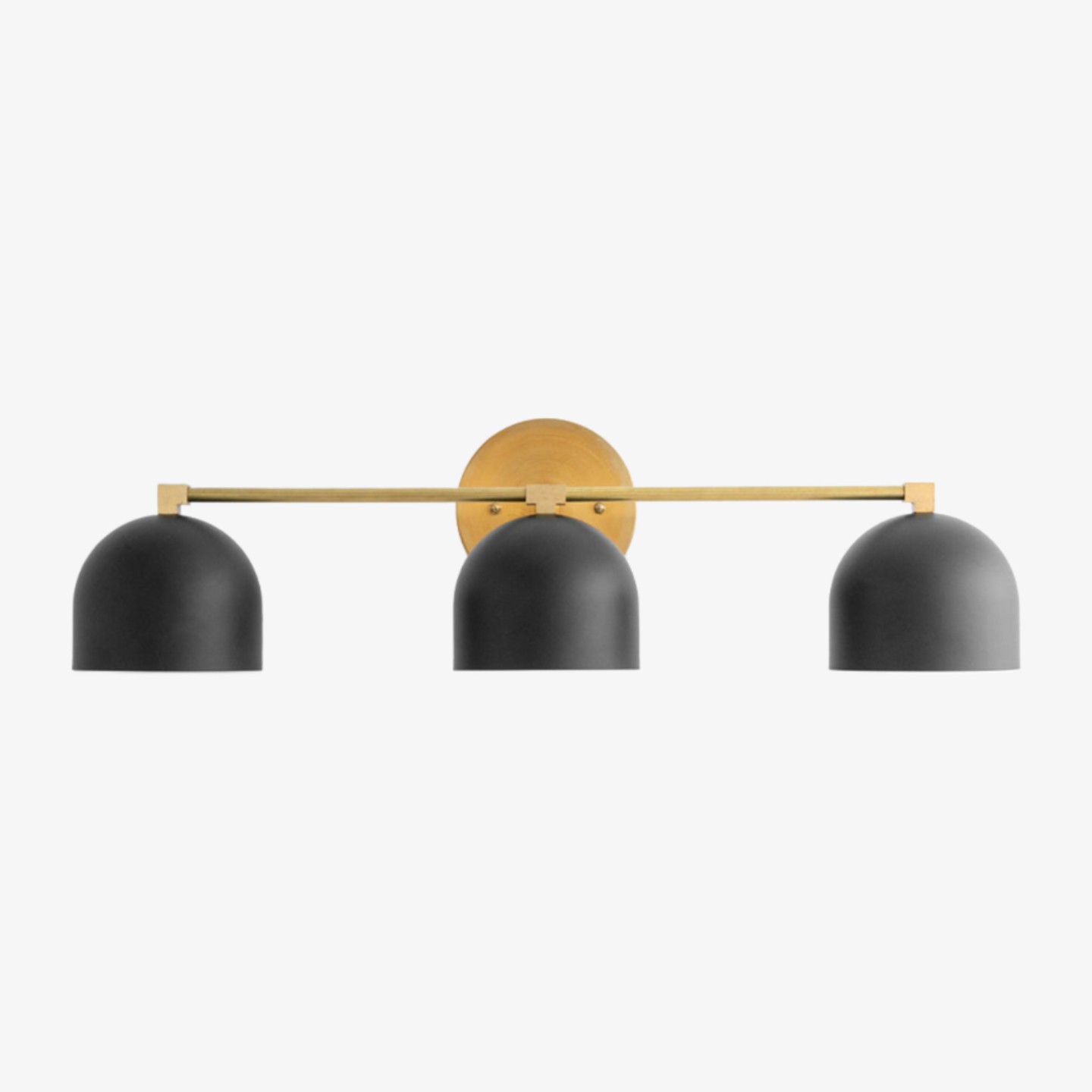 Metio Dome Mid-Century Deep Ball Vanity Lamp - Brass Wall Sconce T412