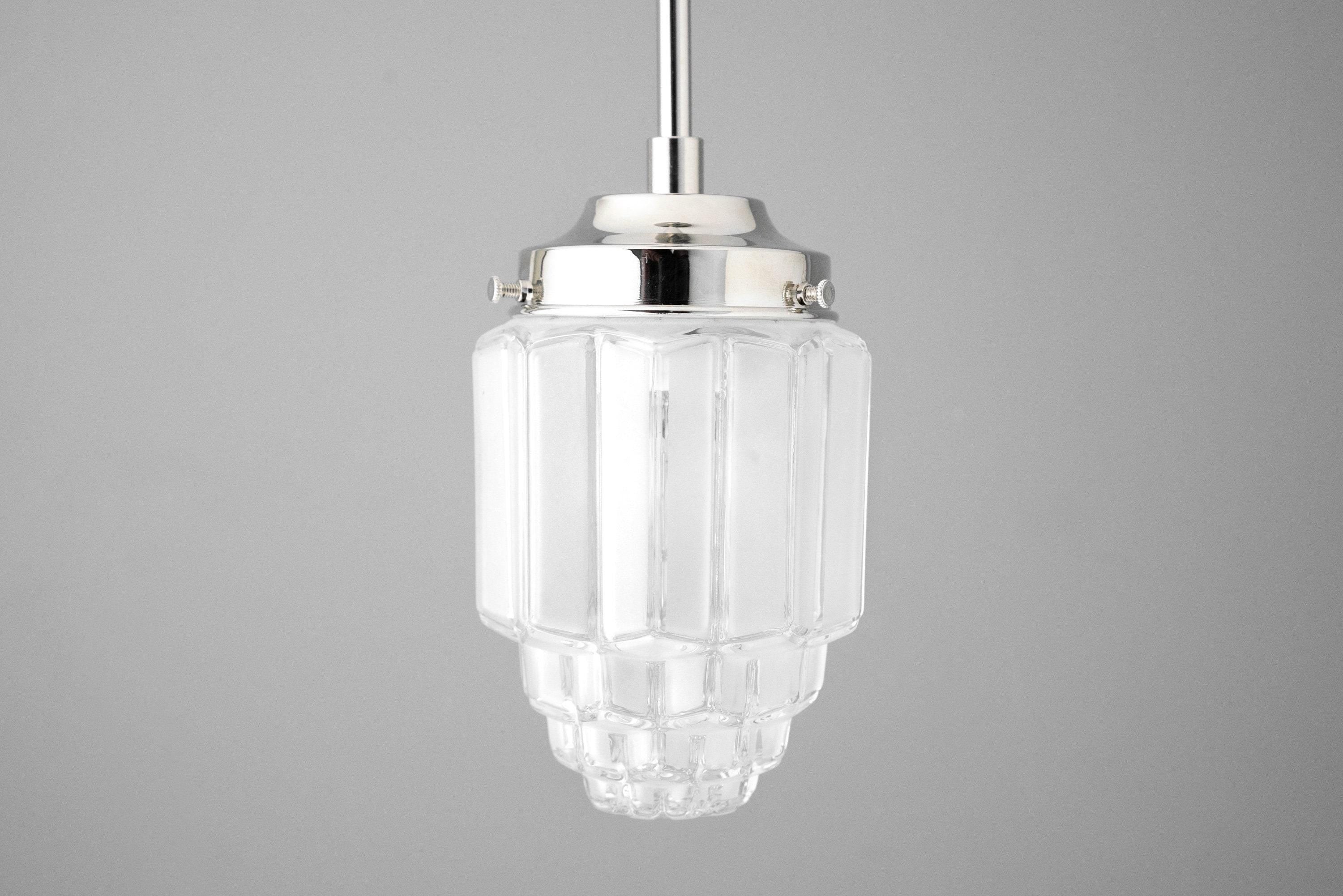 Tierlux Glass Pendant Light - Art Deco Globe Design T347
