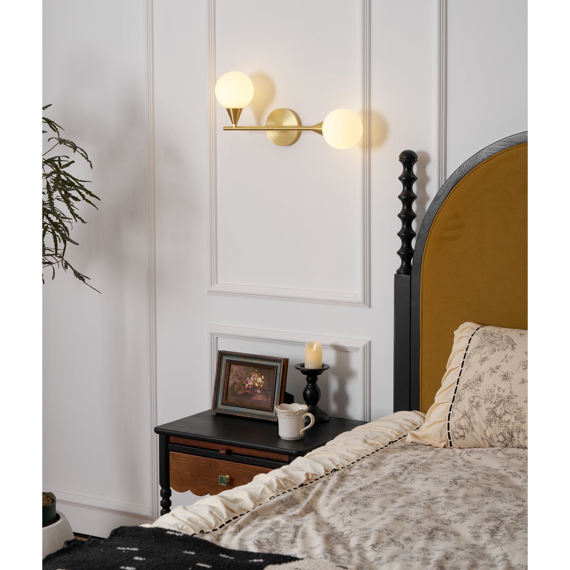 Holten Brass Armed Sconce T1633