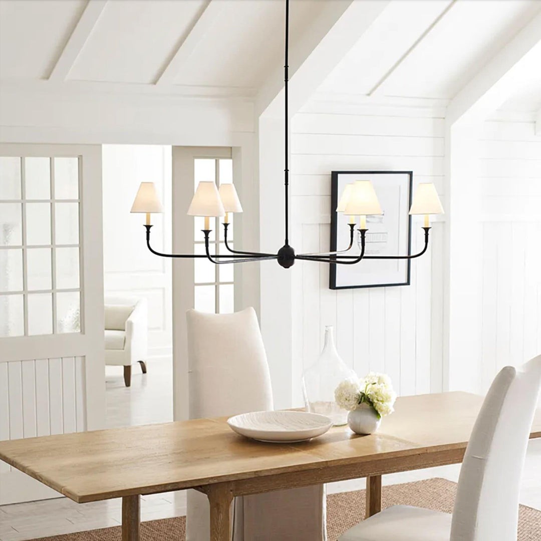 Piaf Geometric Metal Chandelier – Industrial Style for Dining Room T198