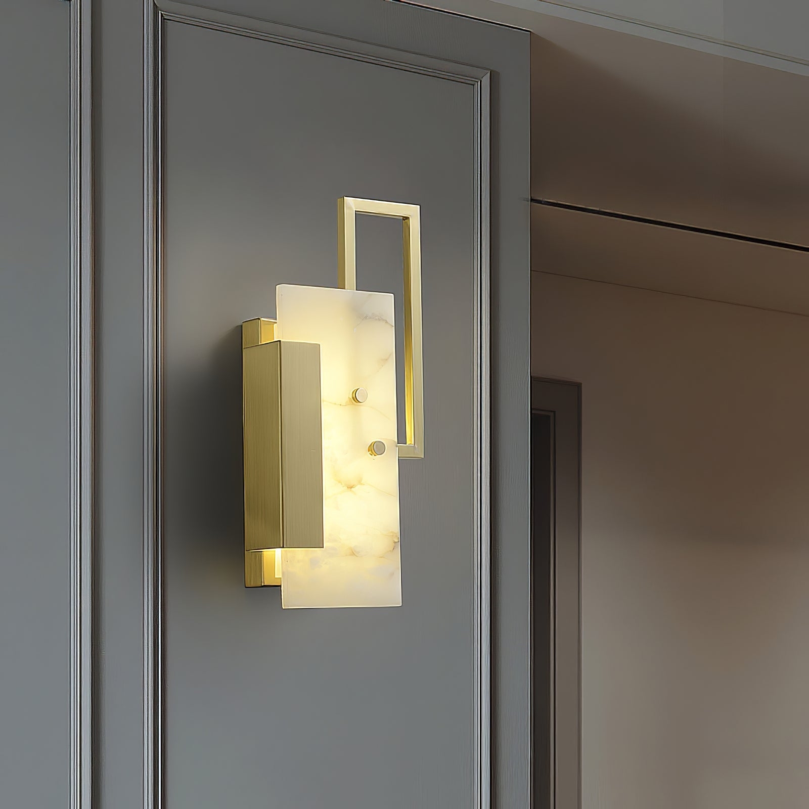 Althea Alabaster Wall Sconce T1620
