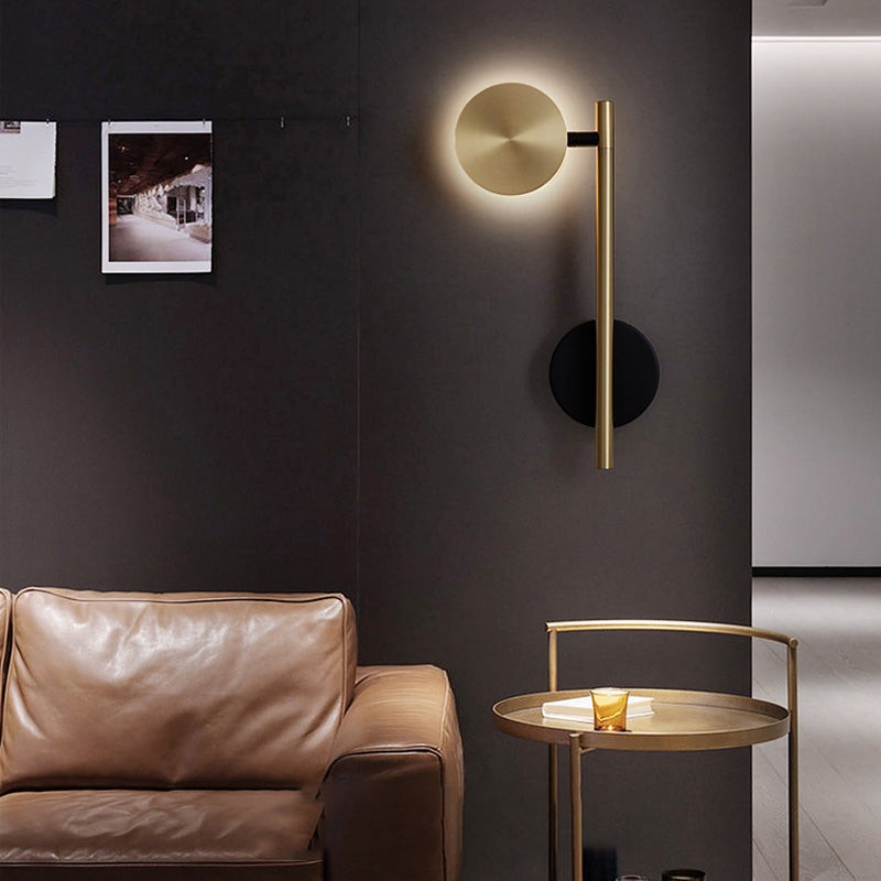 Italian Simple Round Metal Wall Lamp M557