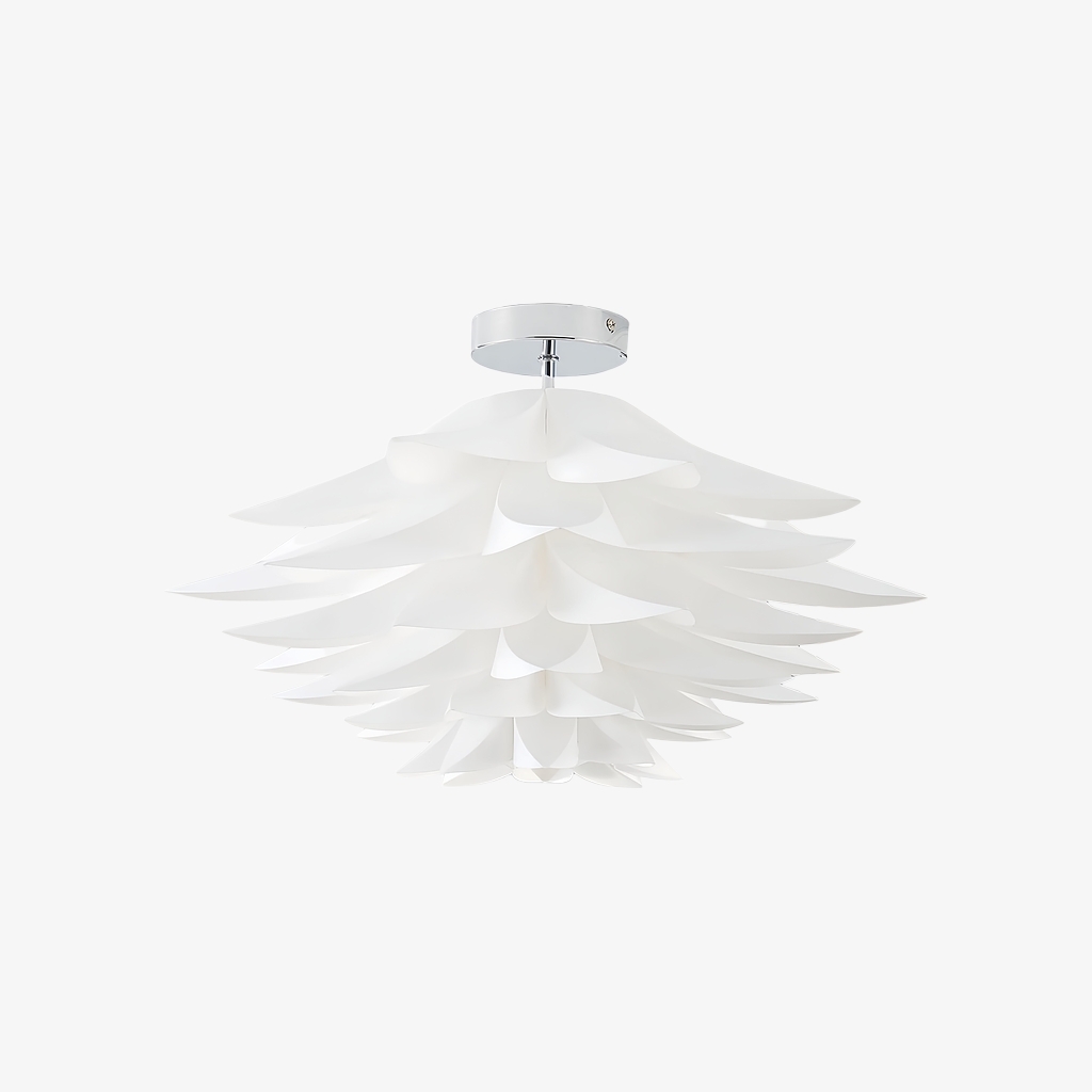 Sculptural Petal Ceiling Light – Modern Lamp for Living Room S406
