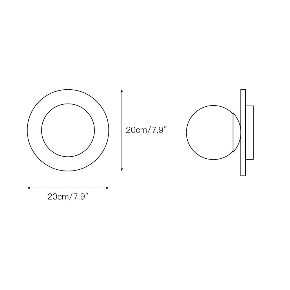 Onyx Krema Wall Lamp T1800