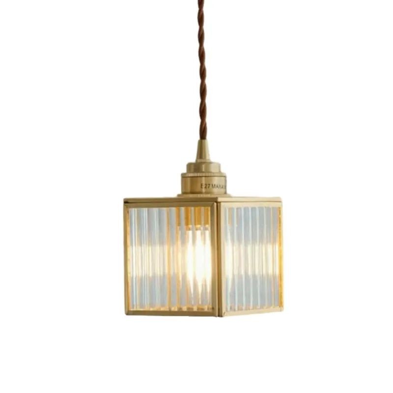 Japanese Vintage Begonia Glass Pendant Light