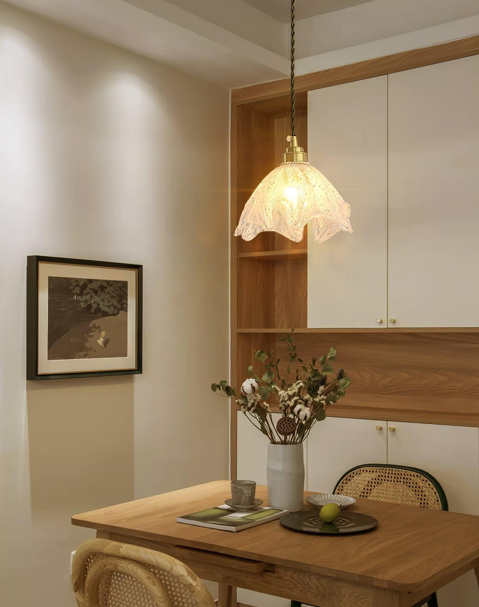 Lotus Crystal Small Pendant Light M539