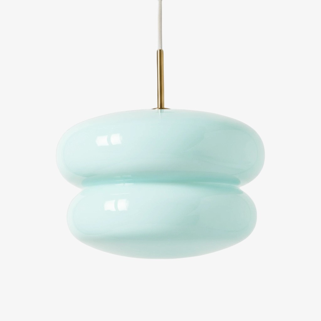 Orra Opal Glass Dome Pendant - Modern Hanging Light for Kitchen T421