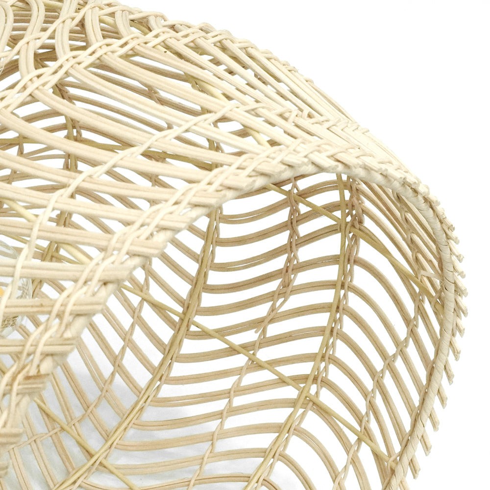 Wicker Basket Rattan Pendant Light S74