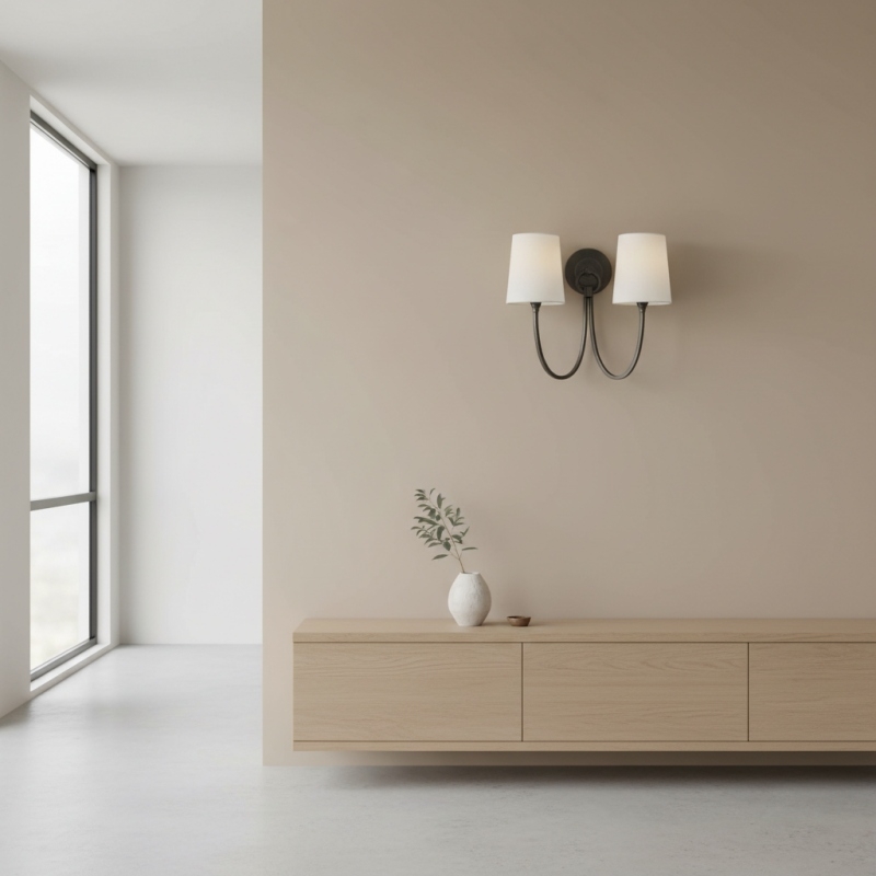 Roven Double Wall Sconce - Classic Style Lighting for Bedroom T657