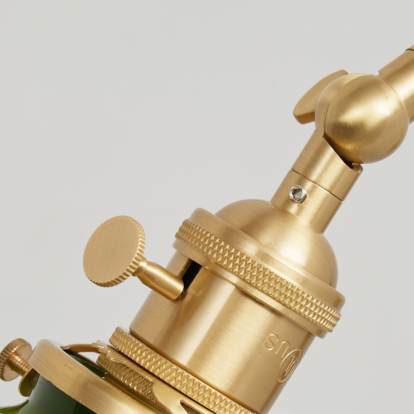 Personalized Green Bell-Shaped Wall Lamp M154
