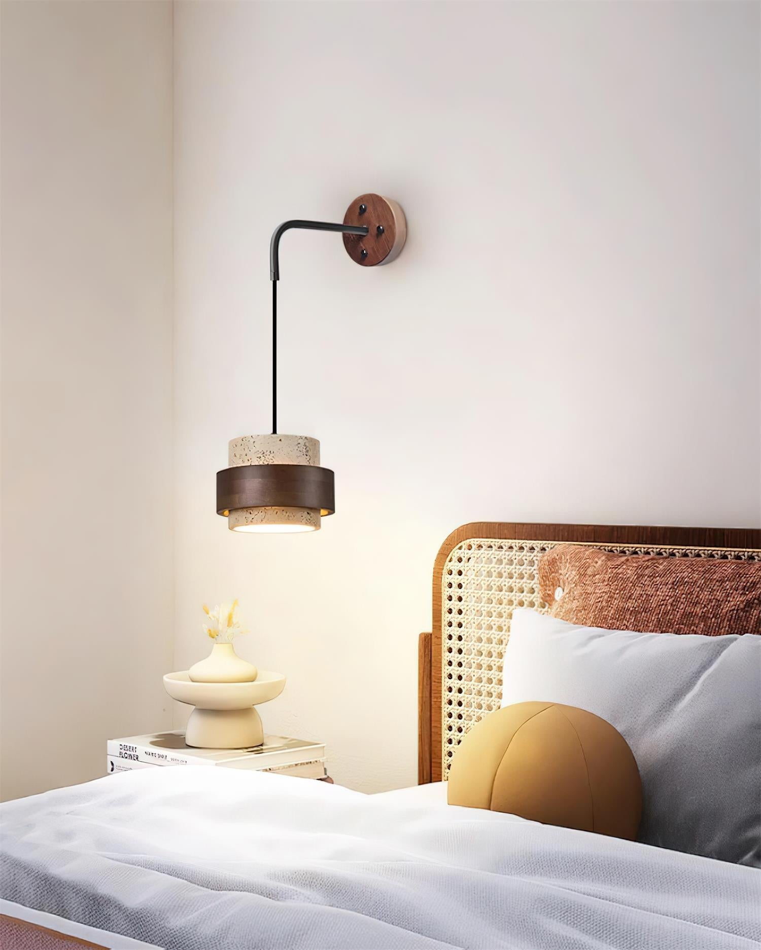 Cole Travertine Wall Lamp T1294
