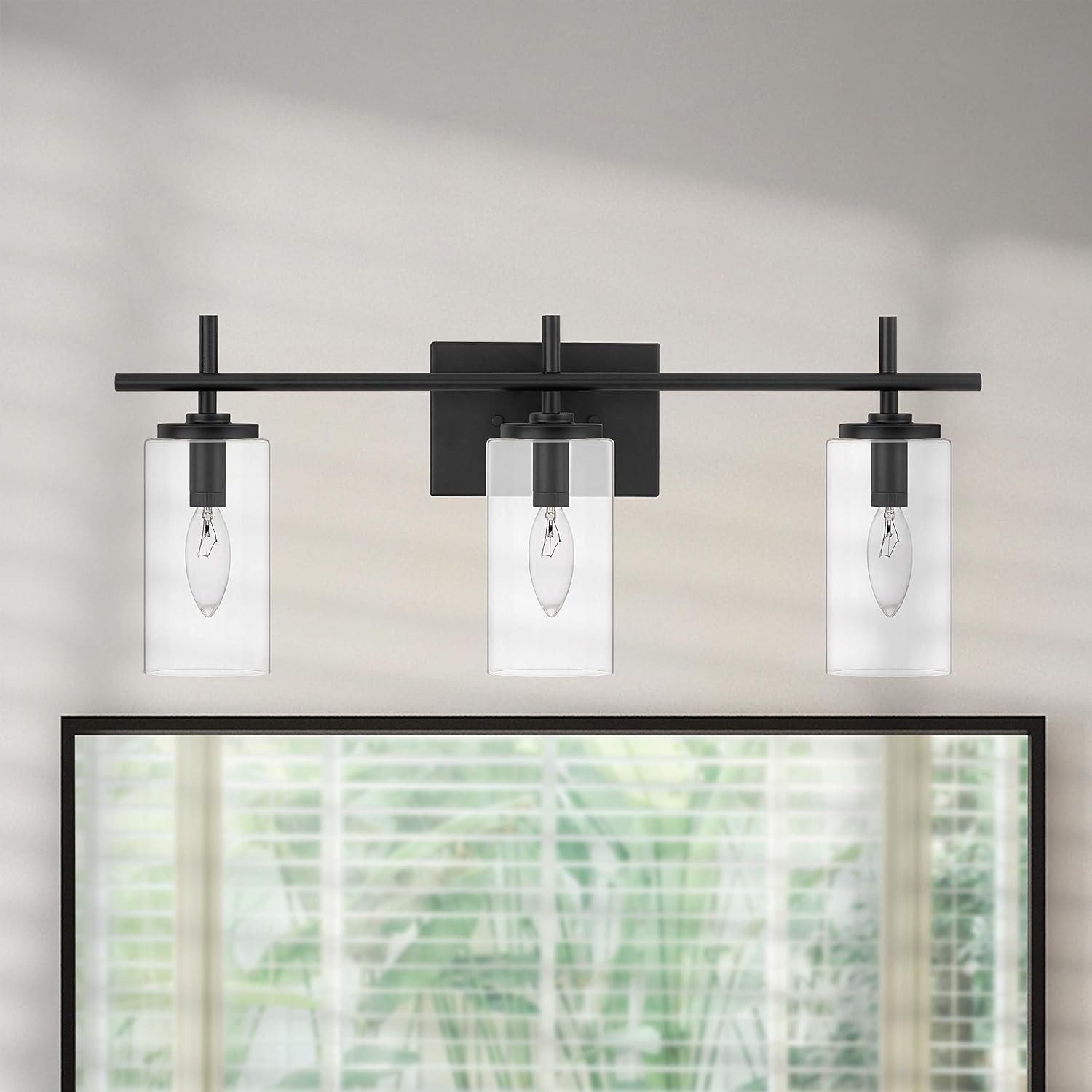 3 Lights Black Bathroom Vanity Light S122