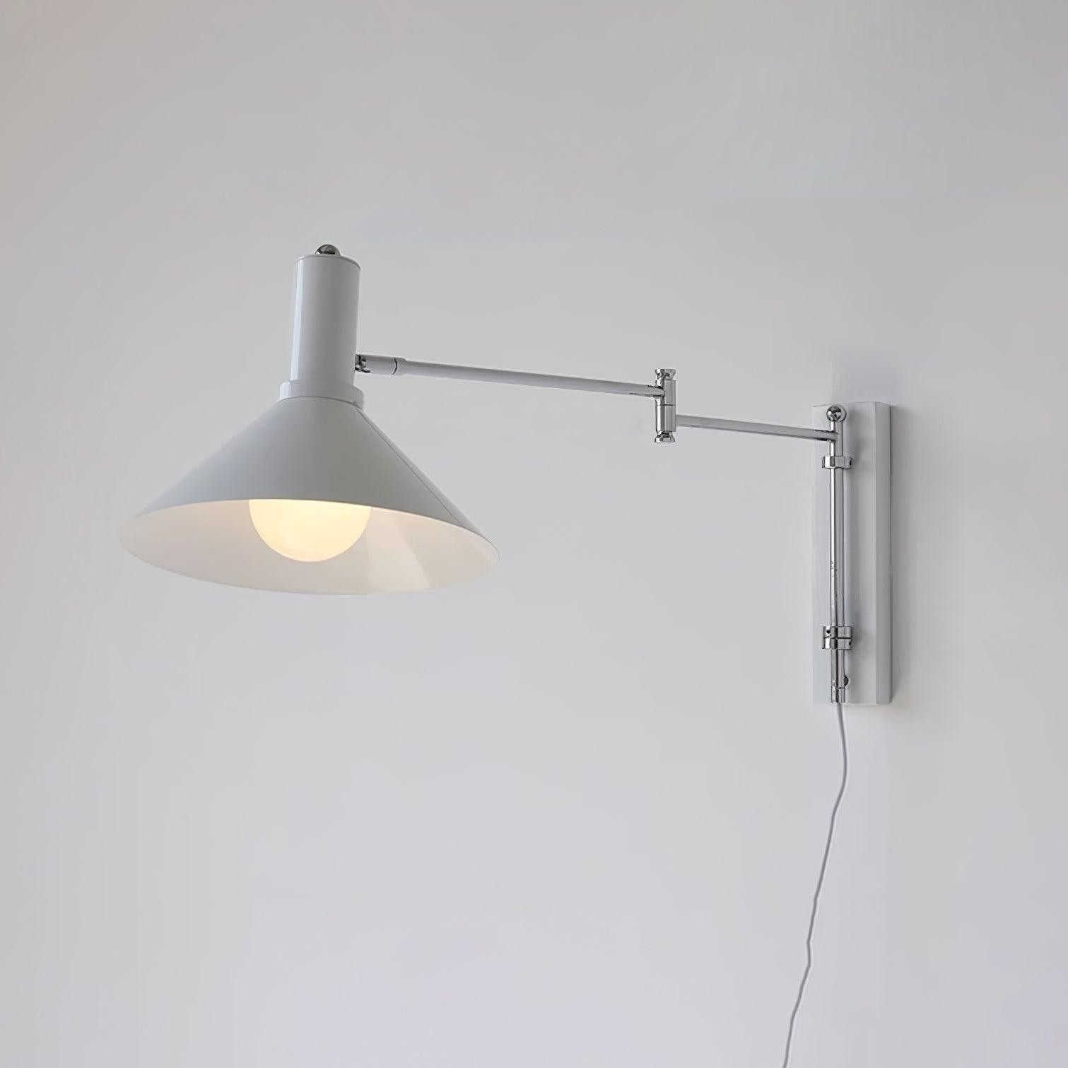 Classic Modern Swing Arm Adjustable Bedside Reading Wall Lamp M19