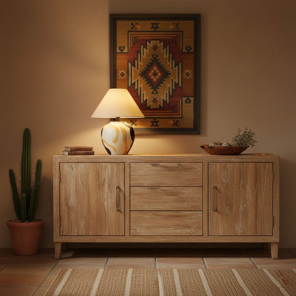 Abstract Pattern Ceramic Table Lamp T1607