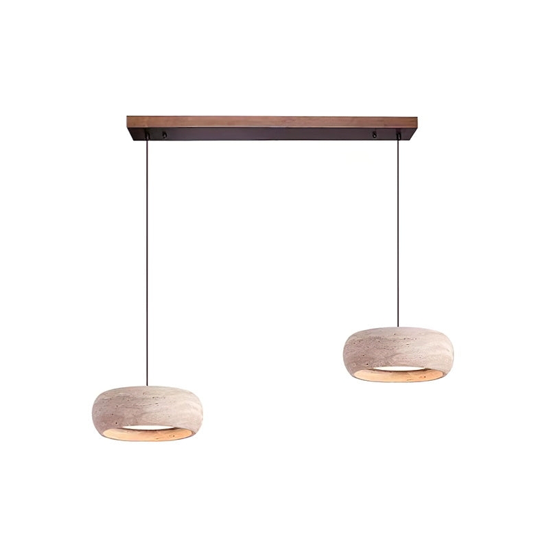 Travertine Drum Pendant Lamp T1832