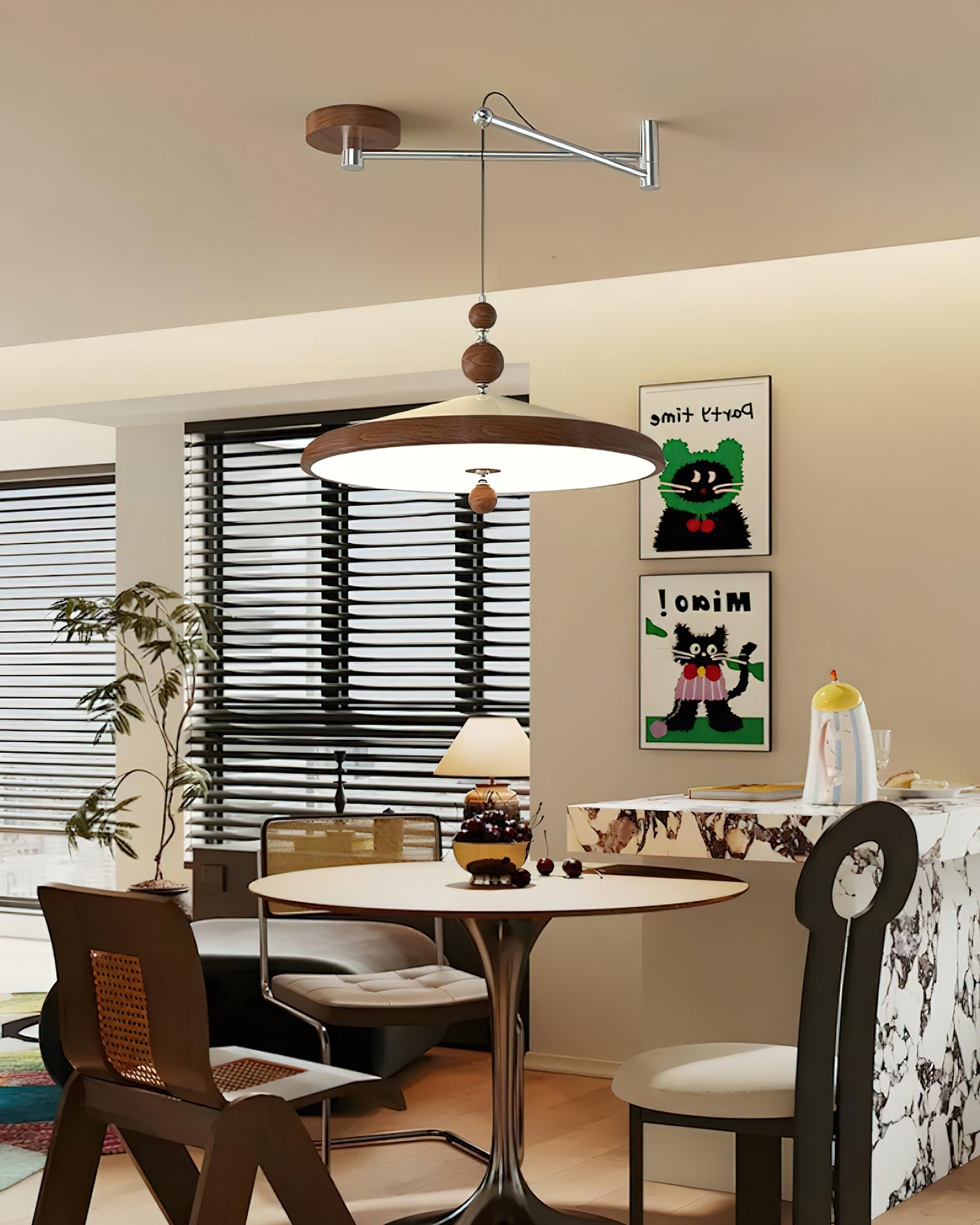 Hover Swing Arm Pendant Lamp T1287