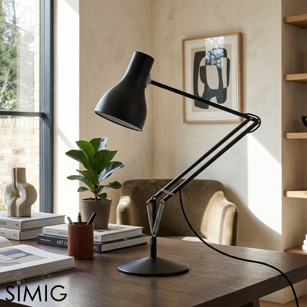 Modryx Articulated Arm Modern Desk Lamp - Light for Home Office T530