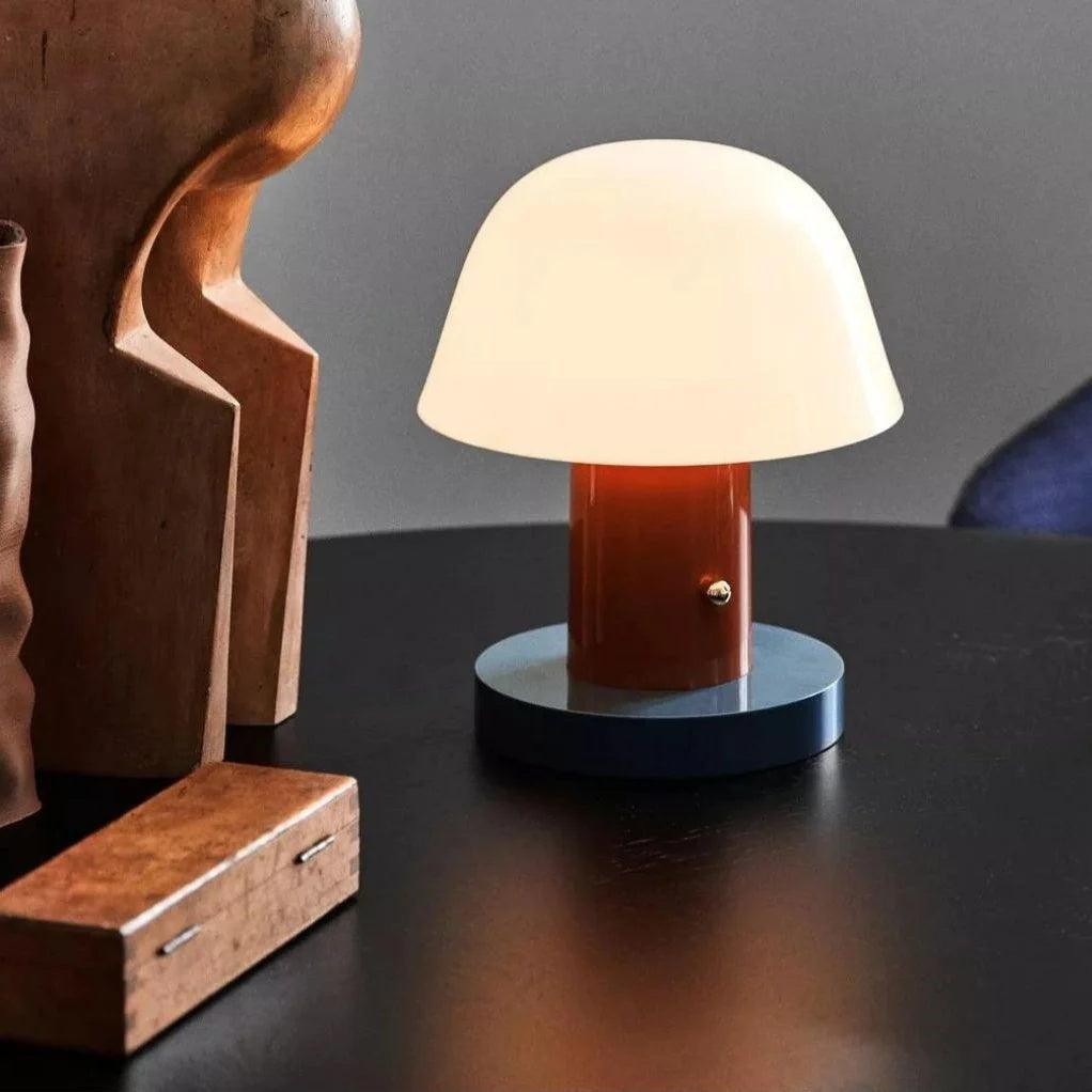 Minimalist Mushroom Cordless Table Lamp M528