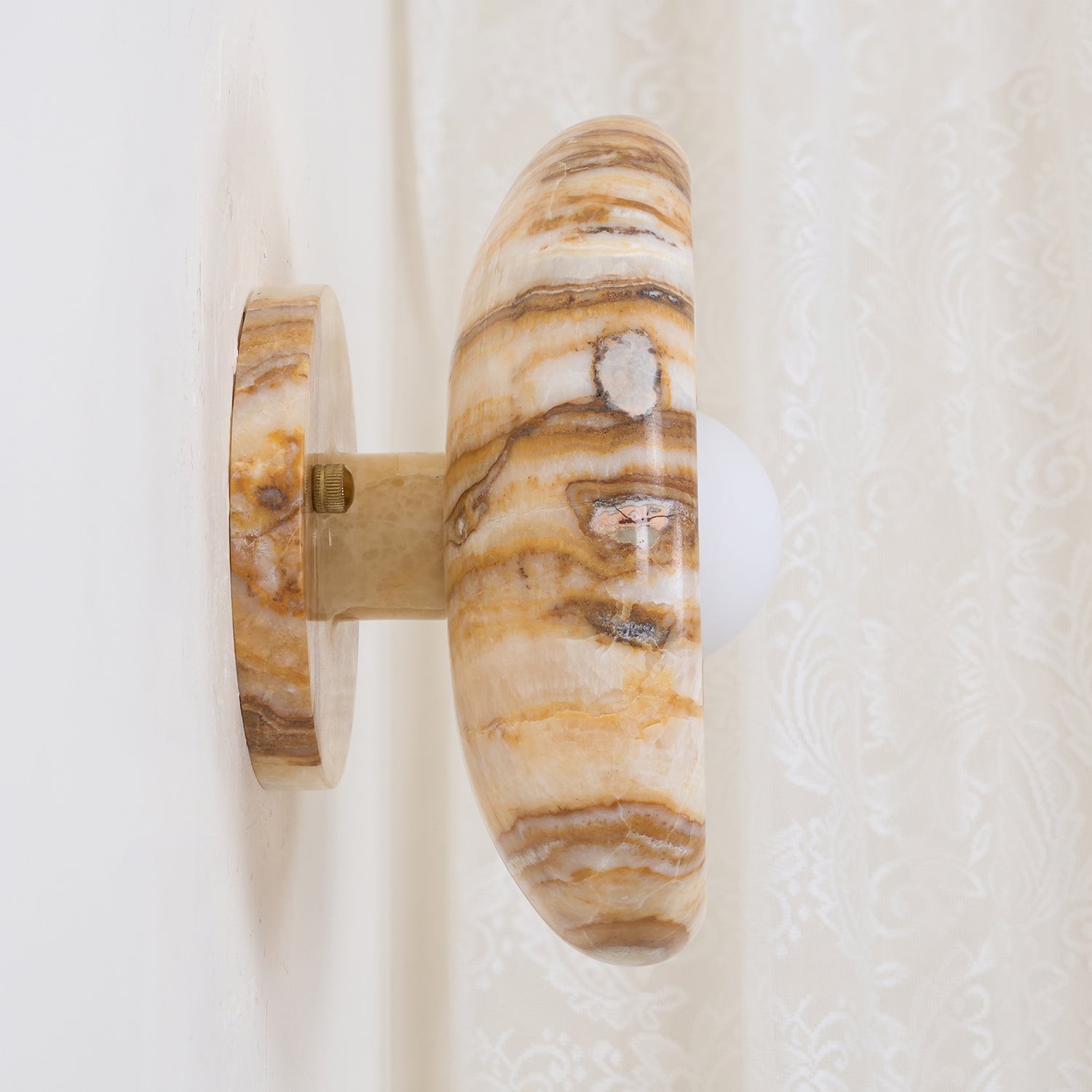 Bowl - Shaped Marble Wall Lamp P064