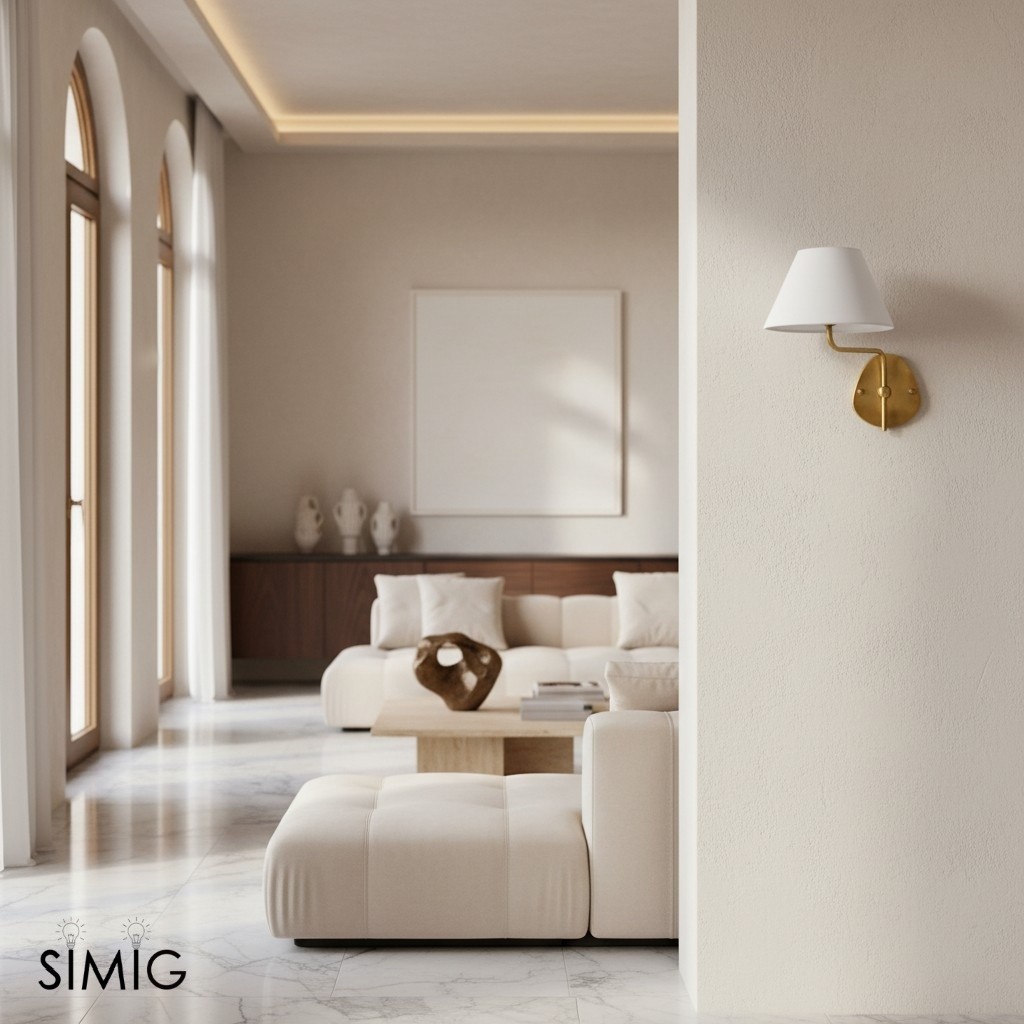 Kulo Sleek Metal Wall Lamp – Contemporary Design for Living Room & Hallway T425