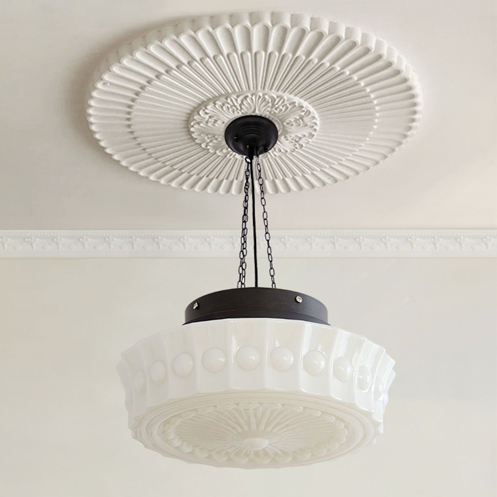 Iron Glass Cylinder Shade Chandelier G14