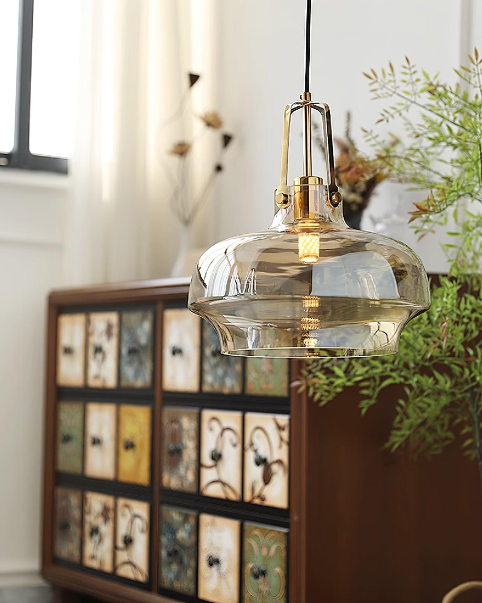 Light Luxury Glass Pendant Lamp P048
