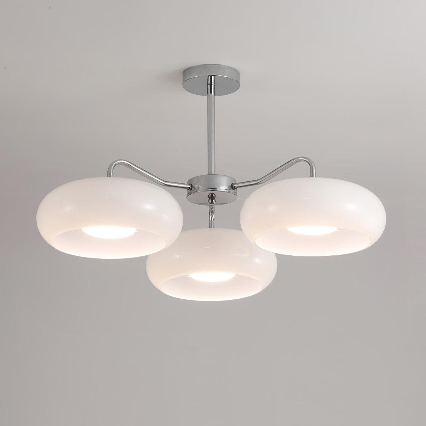 Modern 3 Light Chrome Ceiling Light M223