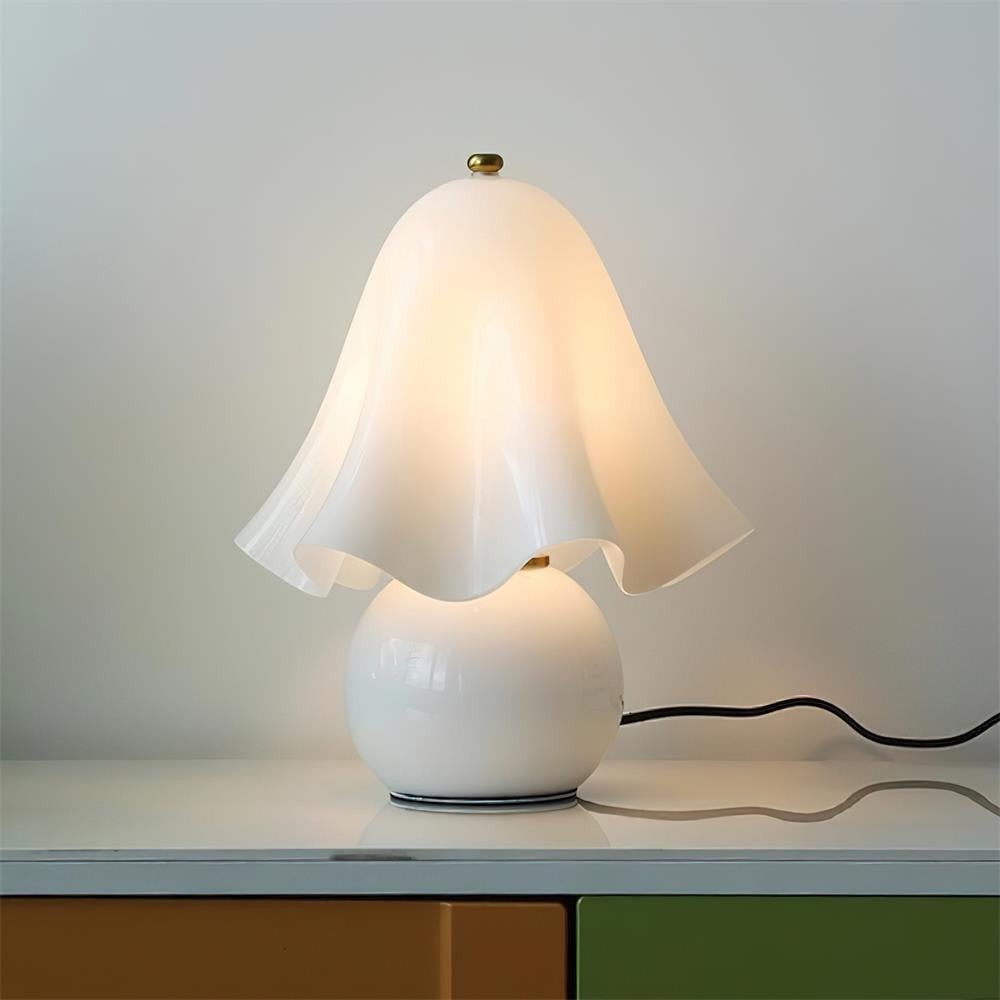 Bellina Sculptural Bell Flower Table Lamp - Accent Lighting for Room T281