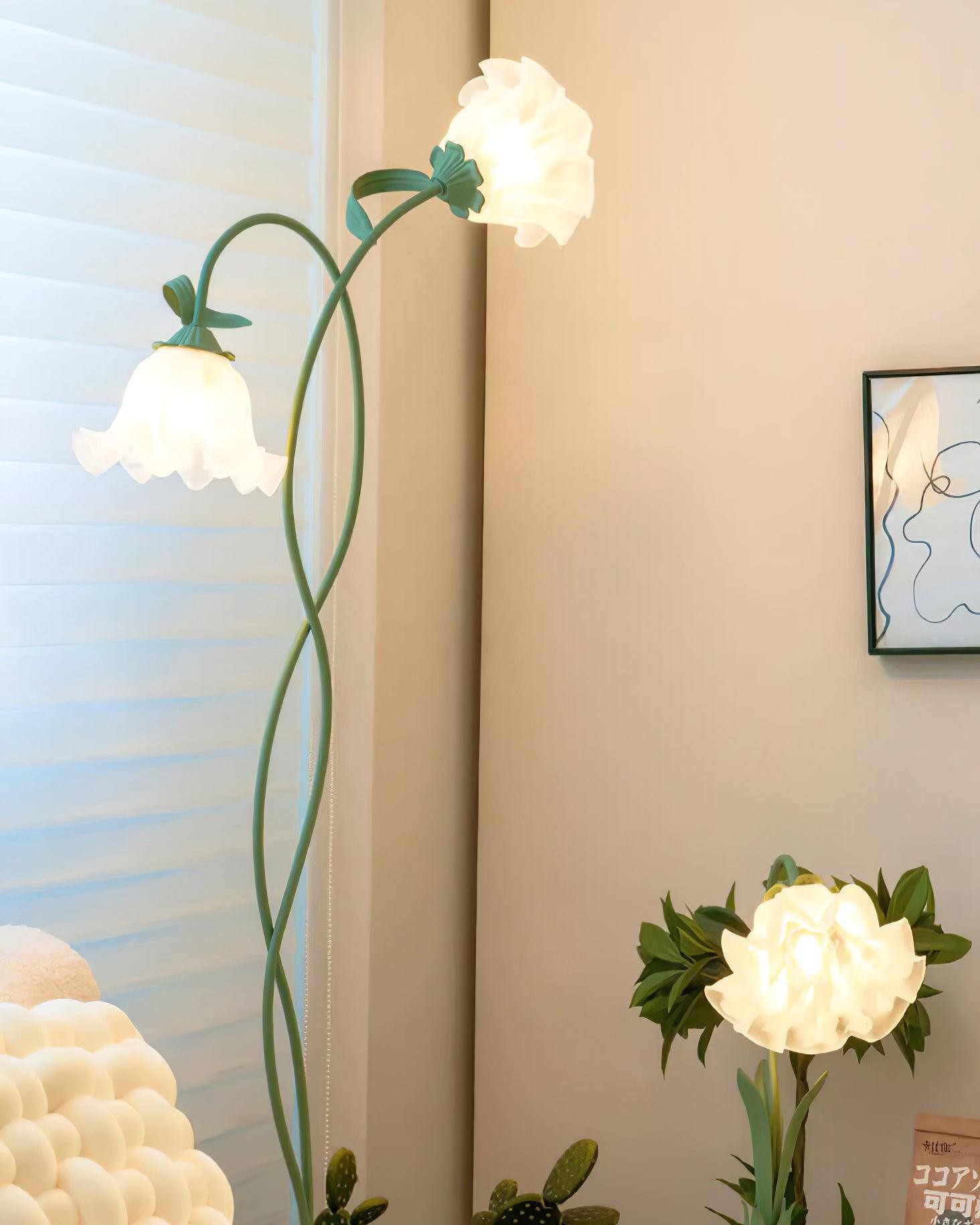 Creative Multi-Head Winding Flower Shape Floor Lamp M75